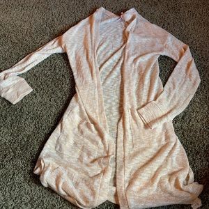 Kohl’s- long tan cardigan- size XS